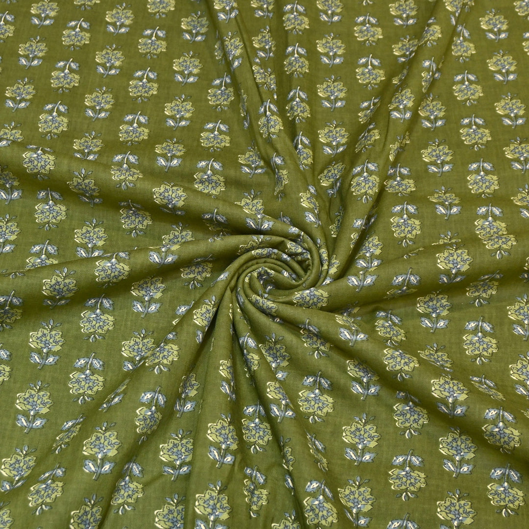 Premium Cotton Printed Fabric – Soft Breathable Designer Cotton Fabric - 000350-R24
