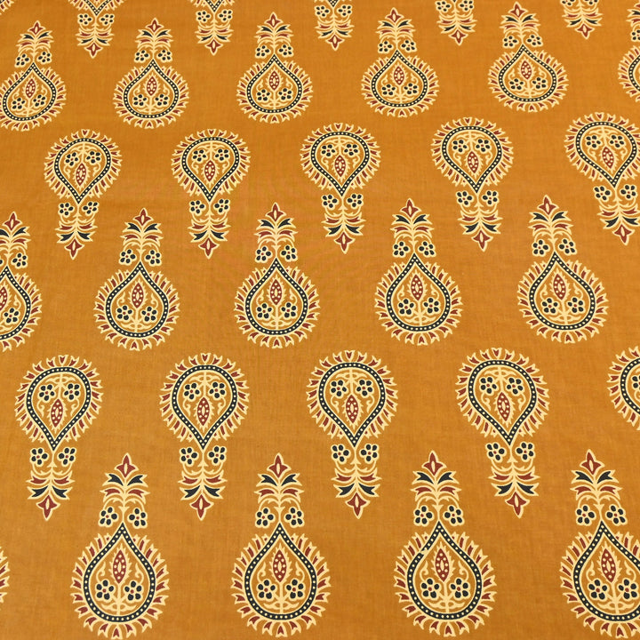 Premium Cotton Printed Fabric – Soft Breathable Designer Cotton Fabric - 000350-R19