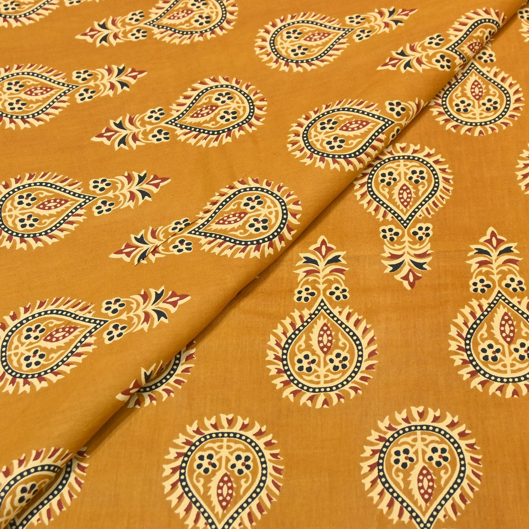 Premium Cotton Printed Fabric – Soft Breathable Designer Cotton Fabric - 000350-R19