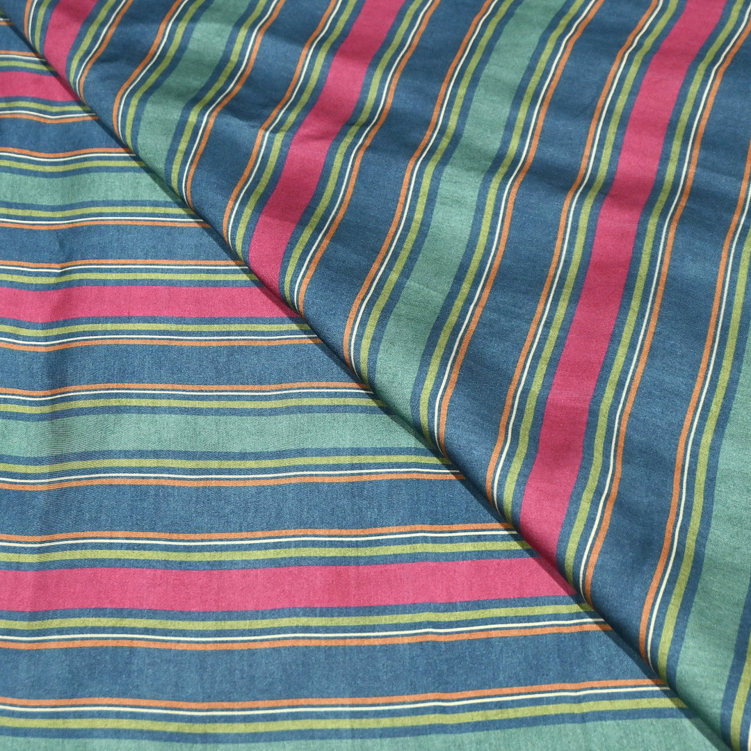 Bemberg Satin Digital Print Fabric | Premium Designer Printed Satin Fabric | 001333-S4