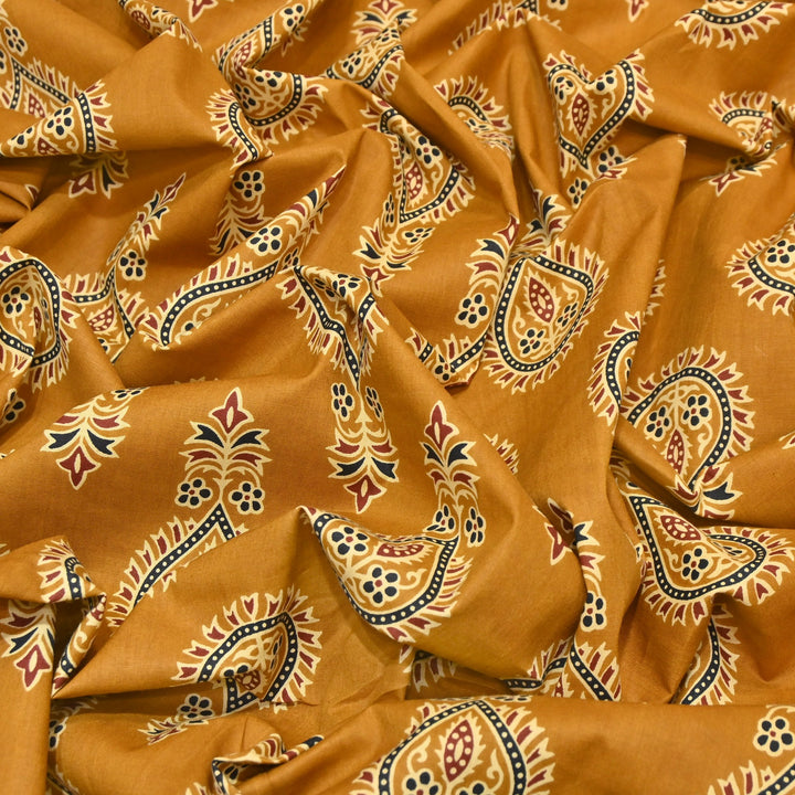 Premium Cotton Printed Fabric – Soft Breathable Designer Cotton Fabric - 000350-R19