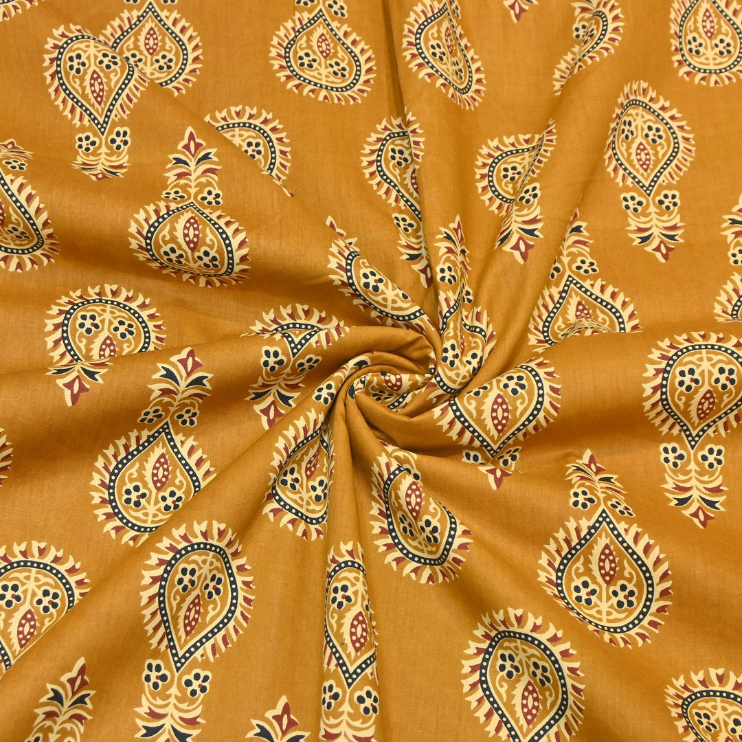 Premium Cotton Printed Fabric – Soft Breathable Designer Cotton Fabric - 000350-R19