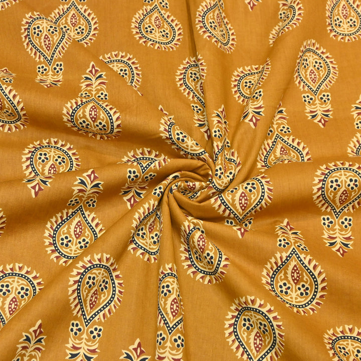 Premium Cotton Printed Fabric – Soft Breathable Designer Cotton Fabric - 000350-R19