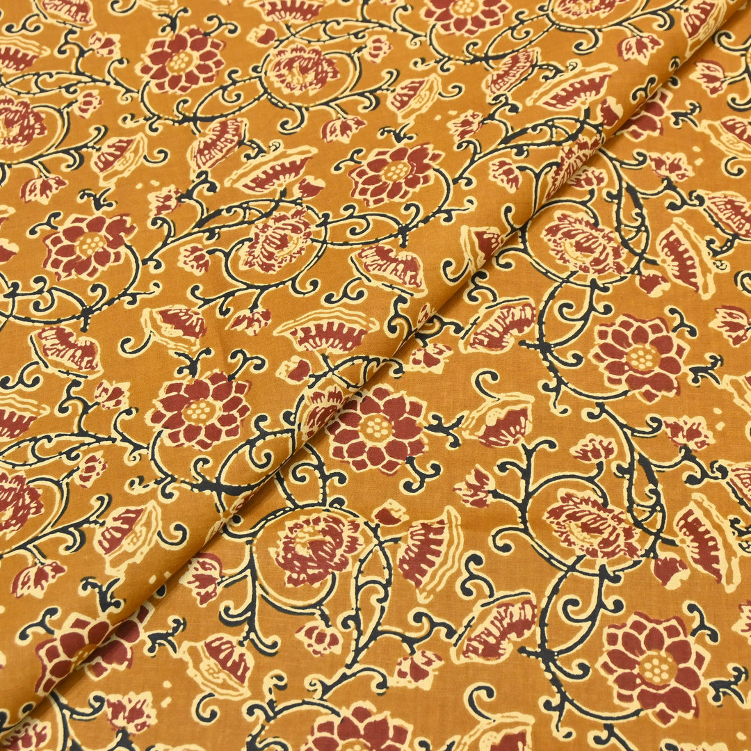 Premium Cotton Printed Fabric – Soft Breathable Designer Cotton Fabric - 000350-R20
