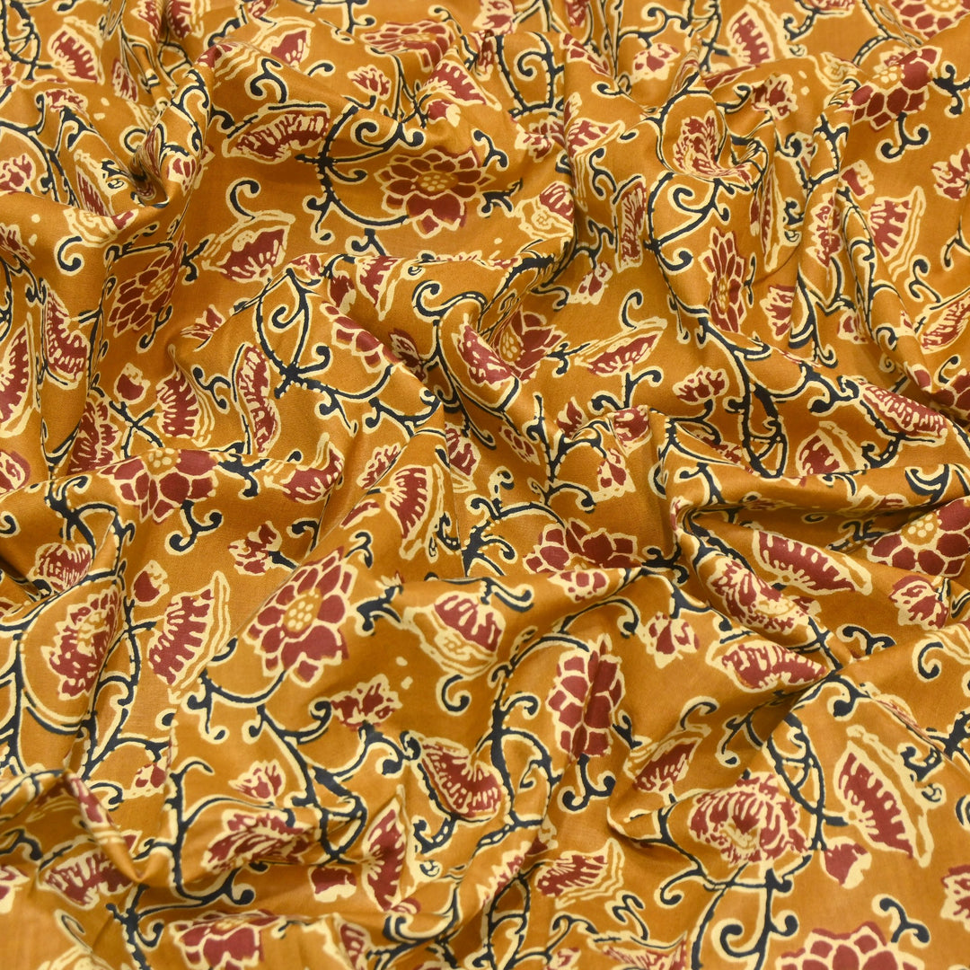 Premium Cotton Printed Fabric – Soft Breathable Designer Cotton Fabric - 000350-R20