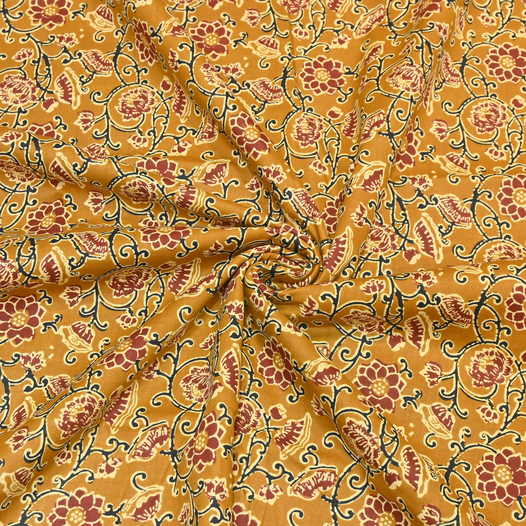 Premium Cotton Printed Fabric – Soft Breathable Designer Cotton Fabric - 000350-R20
