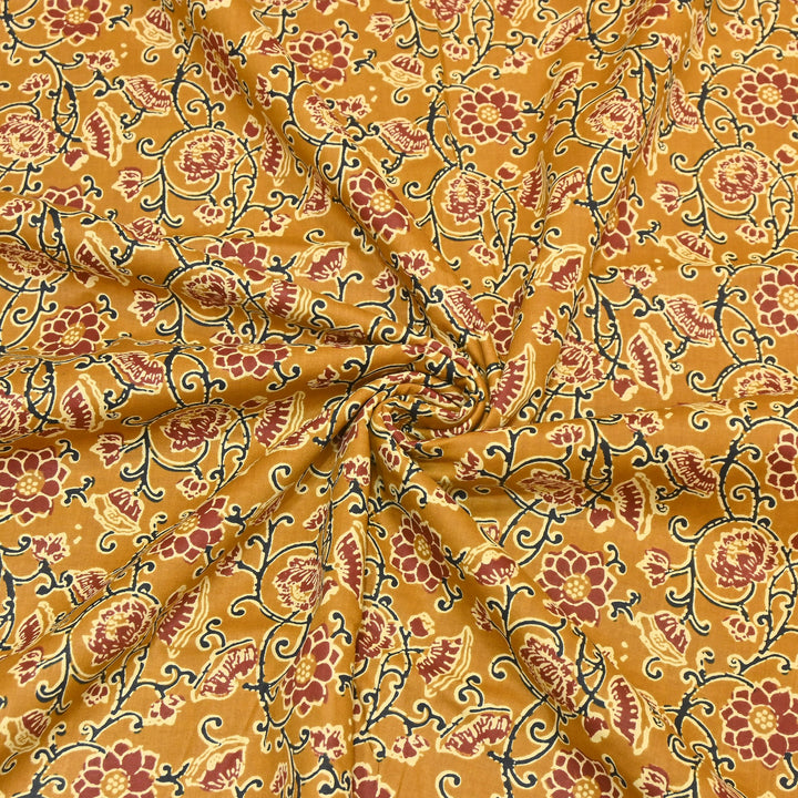 Premium Cotton Printed Fabric – Soft Breathable Designer Cotton Fabric - 000350-R20