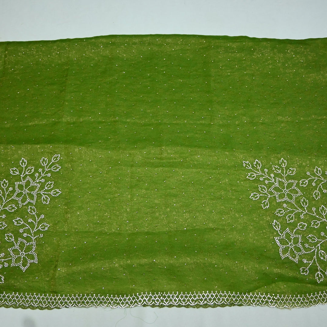 Tissue Self-Design Unstitched Suit Set