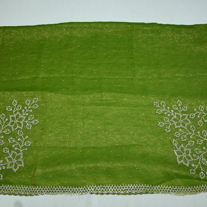 Tissue Self-Design Unstitched Suit Set