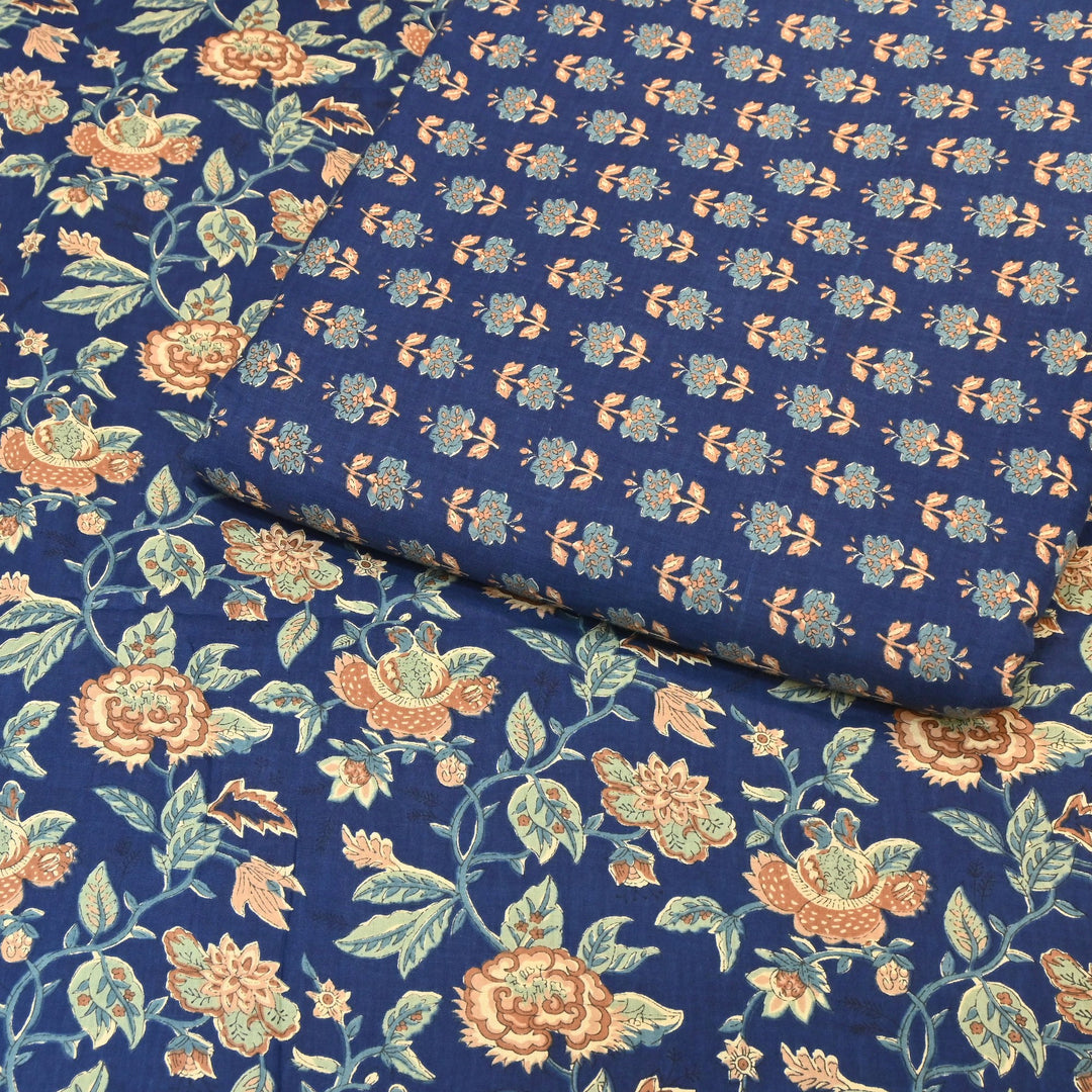 Premium Cotton Printed Fabric – Soft Breathable Designer Cotton Fabric - 000350-R21