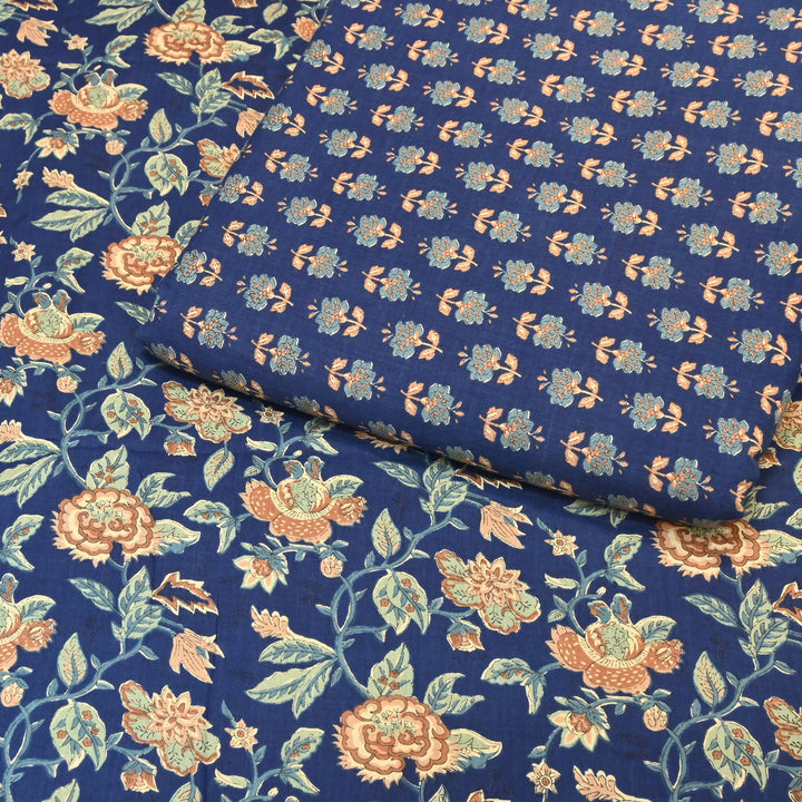 Premium Cotton Printed Fabric – Soft Breathable Designer Cotton Fabric - 000350-R21