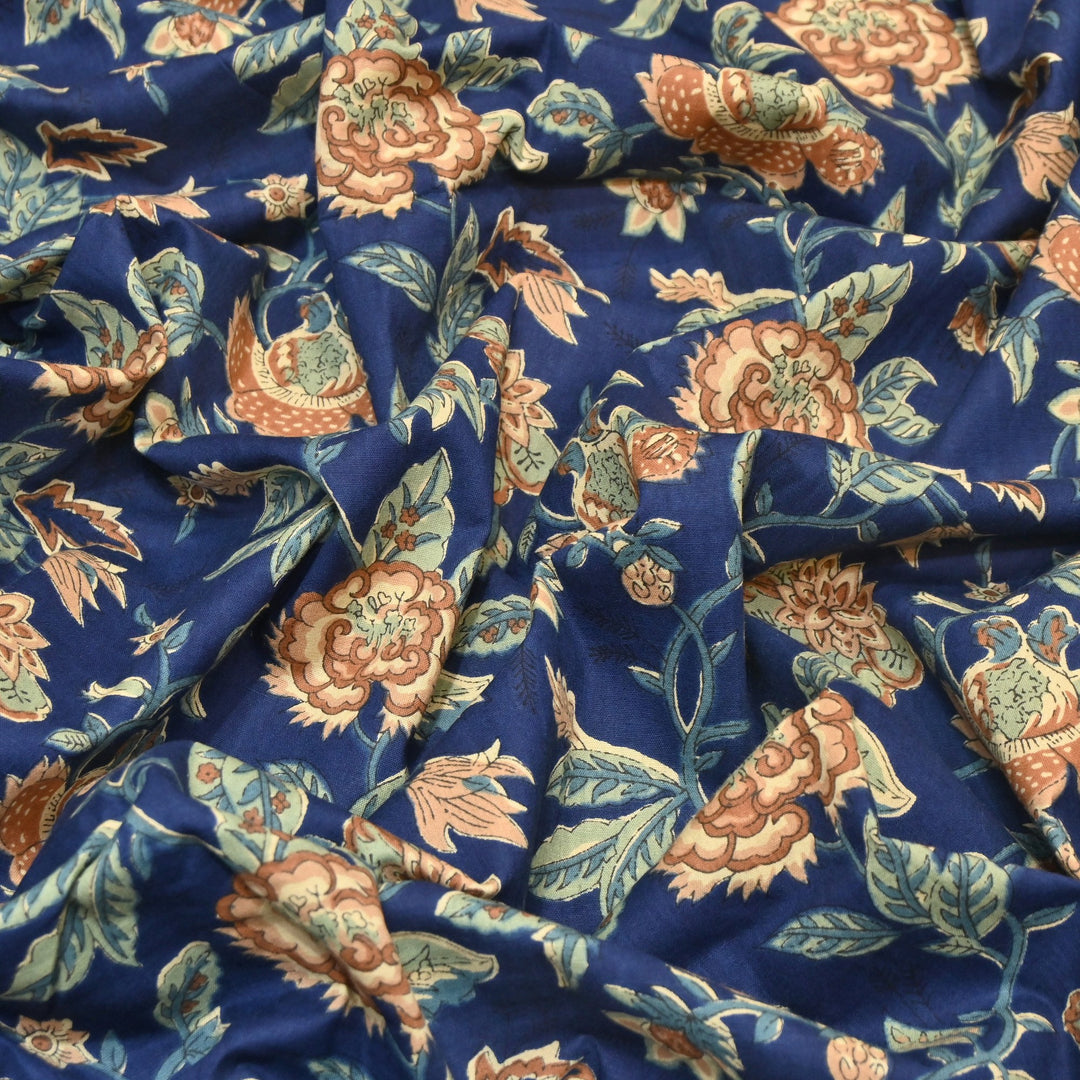 Premium Cotton Printed Fabric – Soft Breathable Designer Cotton Fabric - 000350-R21