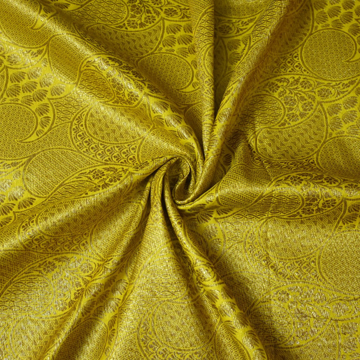 Silk Alfi Antique Zari Brocade Fabrics