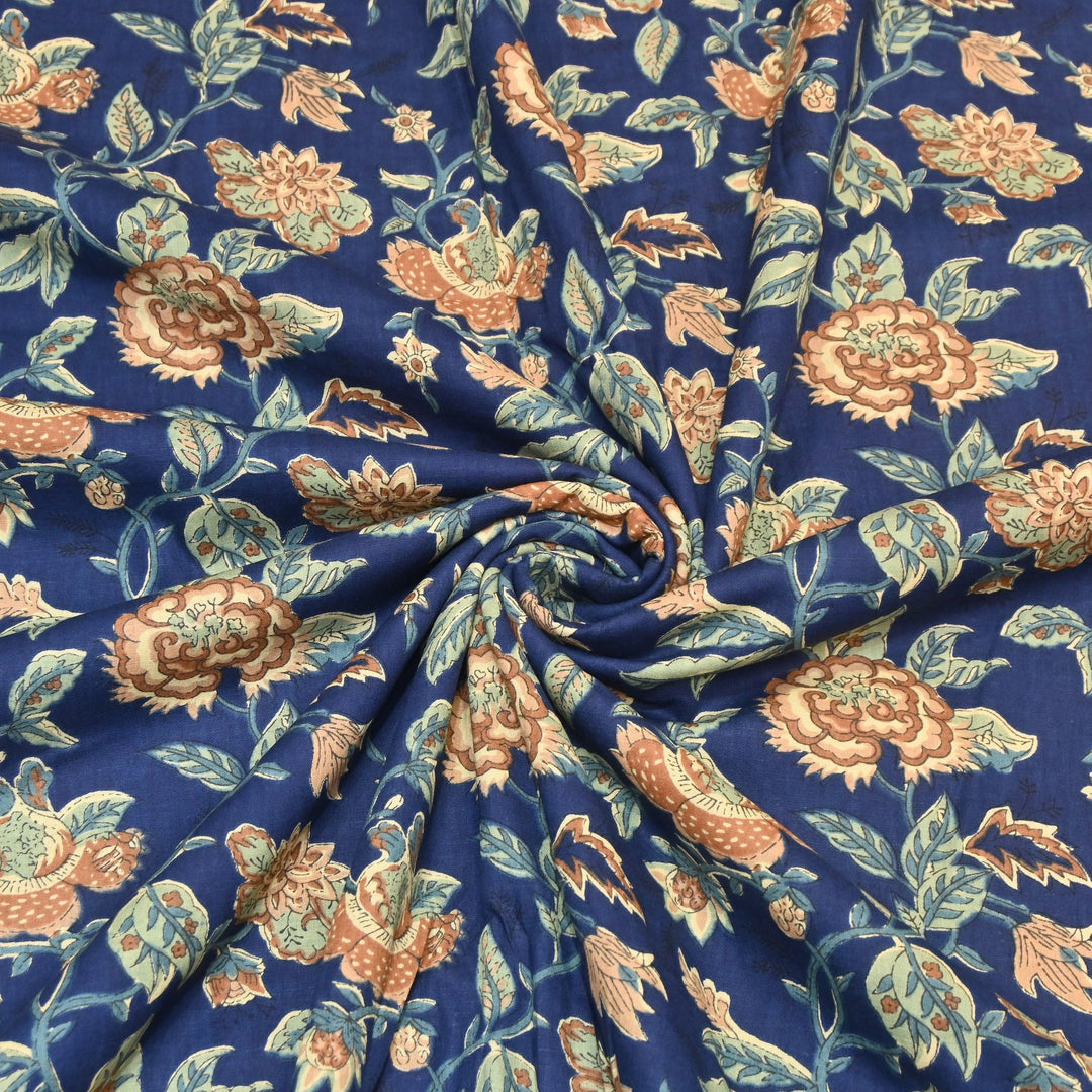 Premium Cotton Printed Fabric – Soft Breathable Designer Cotton Fabric - 000350-R21