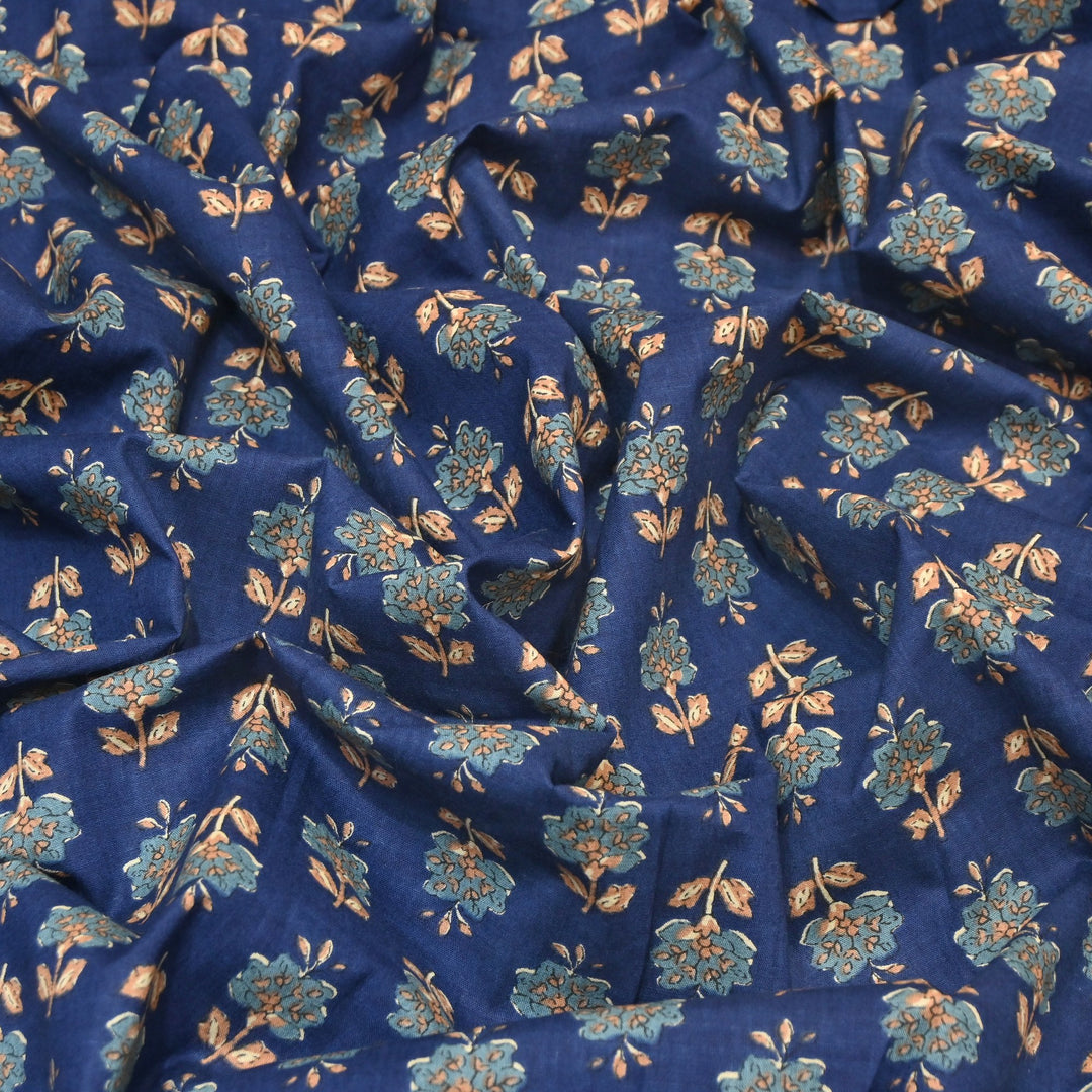 Premium Cotton Printed Fabric – Soft Breathable Designer Cotton Fabric - 000350-R22