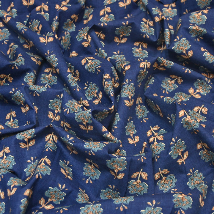 Premium Cotton Printed Fabric – Soft Breathable Designer Cotton Fabric - 000350-R22