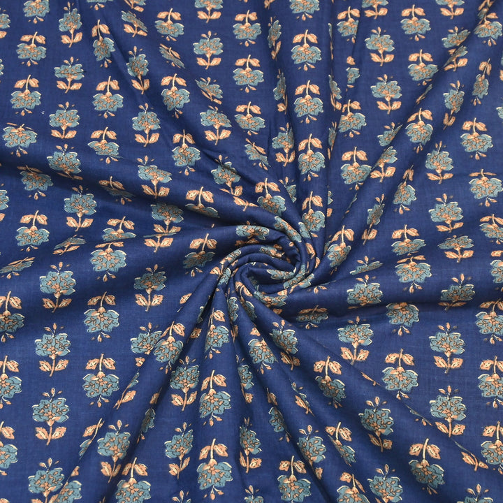 Premium Cotton Printed Fabric – Soft Breathable Designer Cotton Fabric - 000350-R22