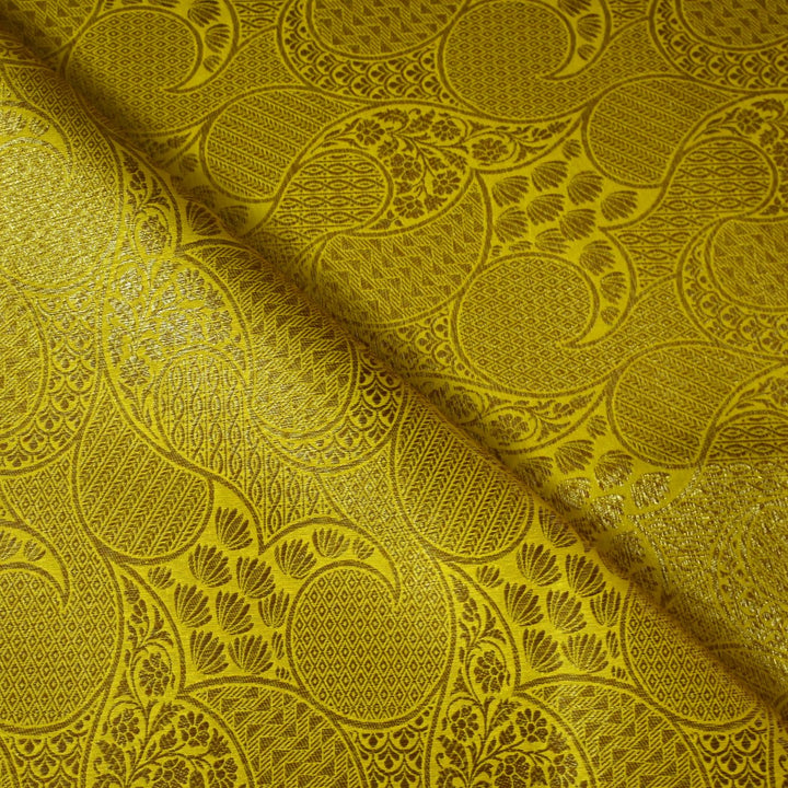 Silk Alfi Antique Zari Brocade Fabrics