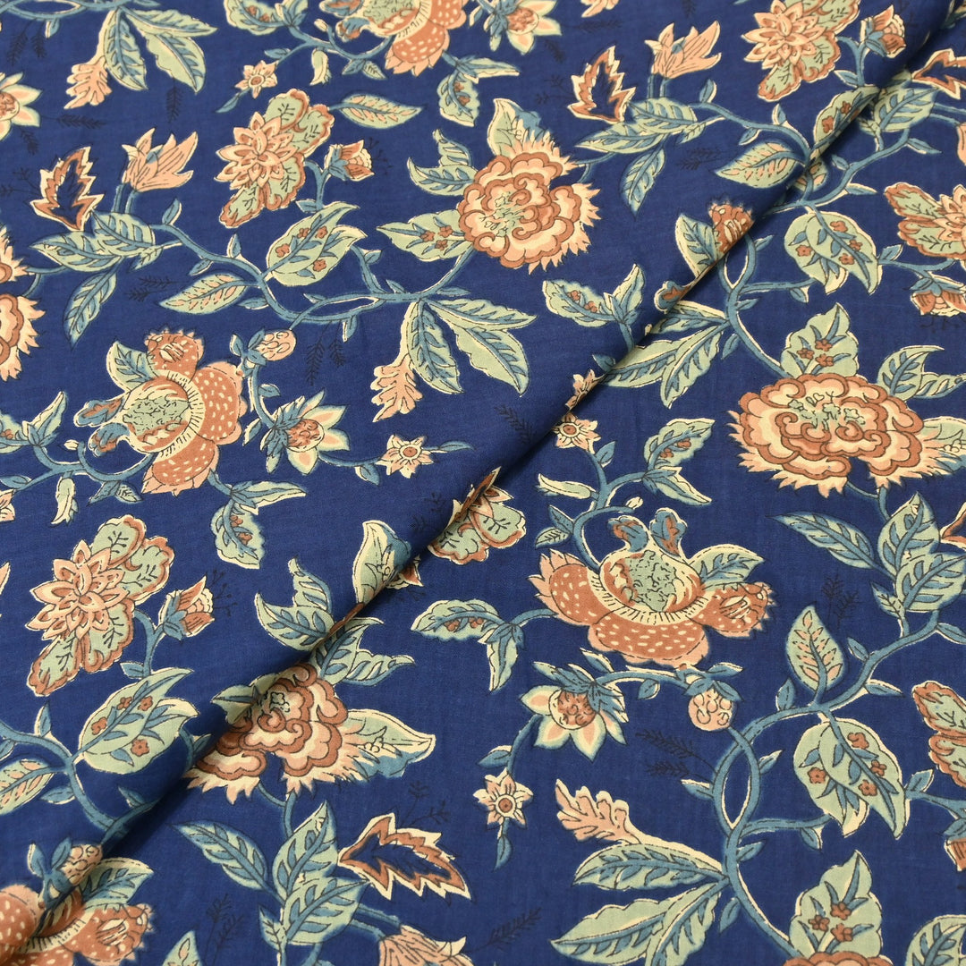 Premium Cotton Printed Fabric – Soft Breathable Designer Cotton Fabric - 000350-R17