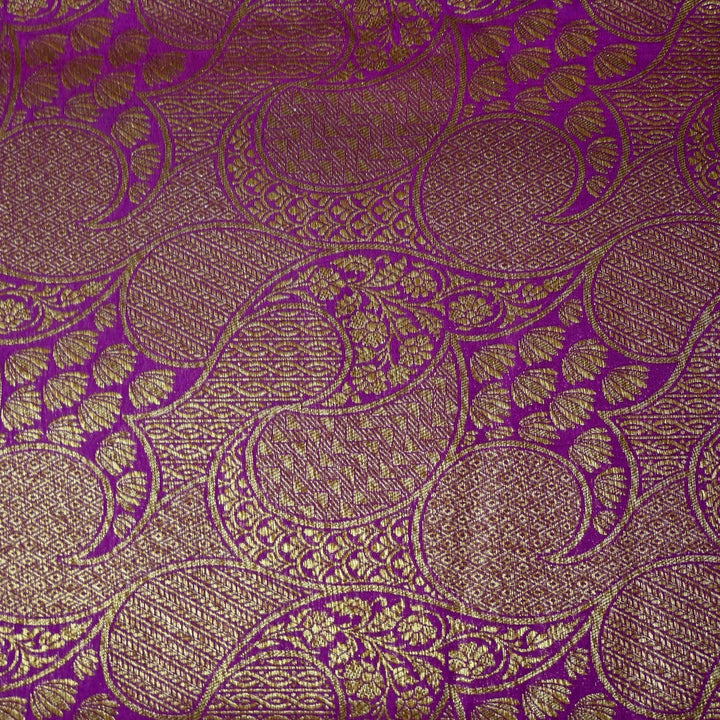 Silk Alfi Antique Zari Brocade Fabrics