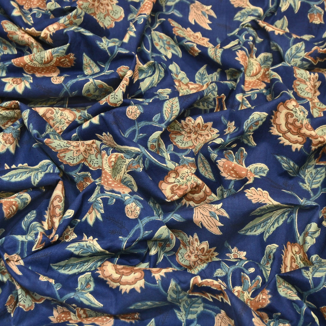 Premium Cotton Printed Fabric – Soft Breathable Designer Cotton Fabric - 000350-R17