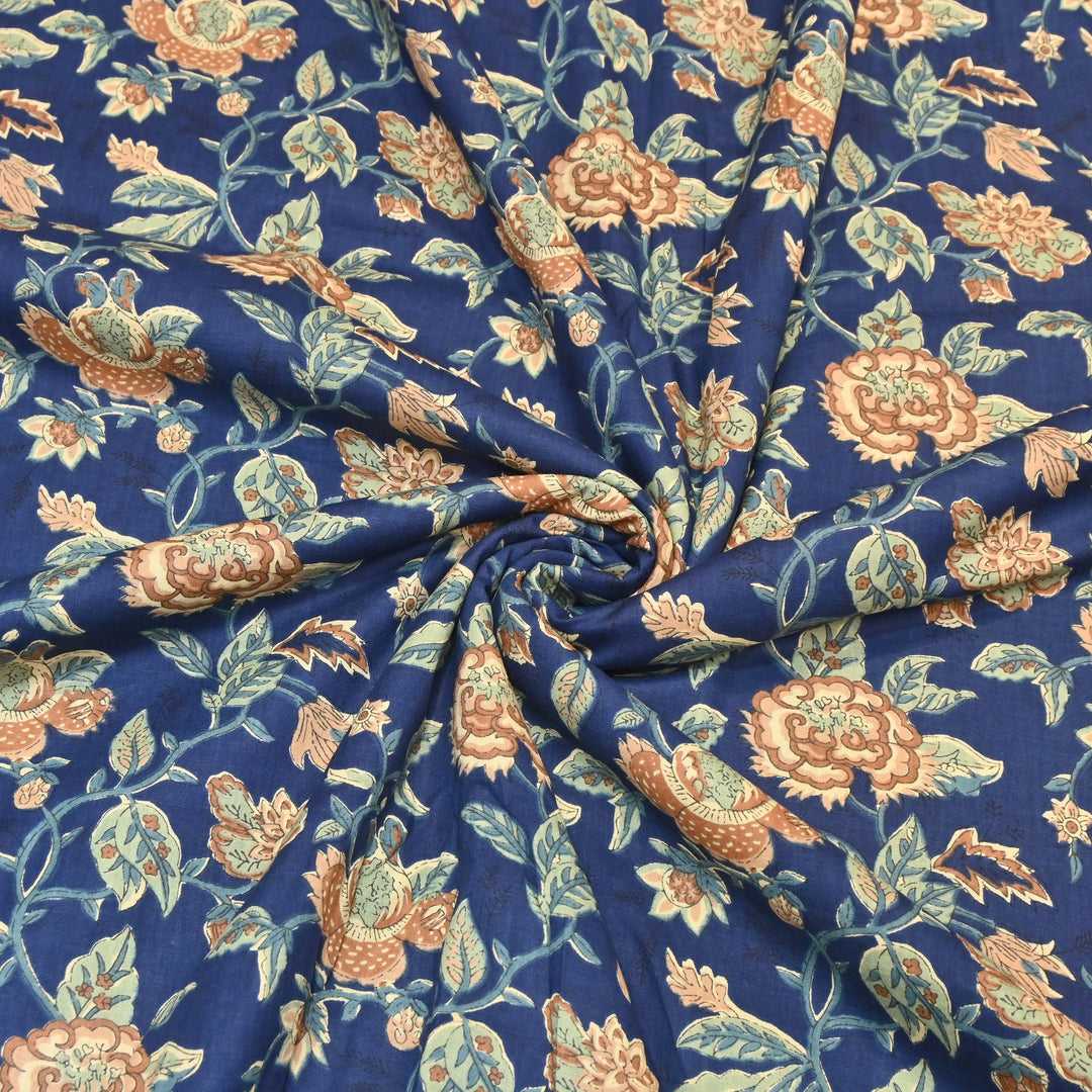 Premium Cotton Printed Fabric – Soft Breathable Designer Cotton Fabric - 000350-R17
