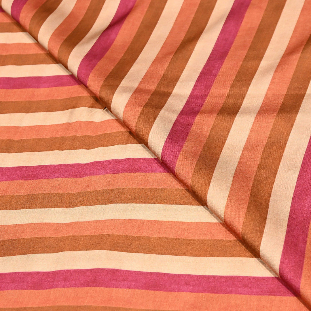 Bemberg Satin Digital Print Fabric | Premium Designer Printed Satin Fabric | 001333-S9