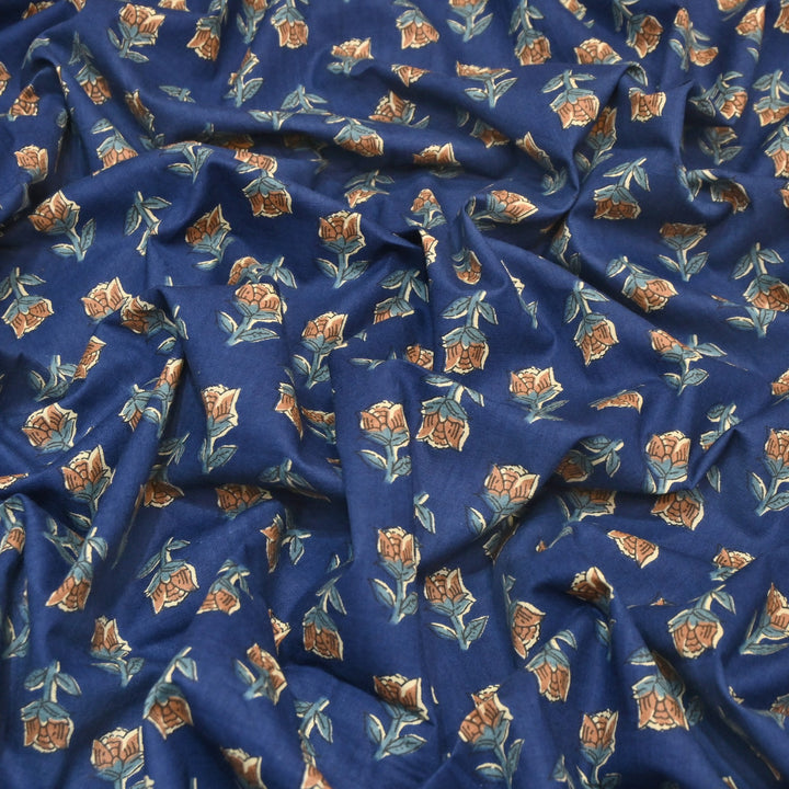 Premium Cotton Printed Fabric – Soft Breathable Designer Cotton Fabric - 000350-R18