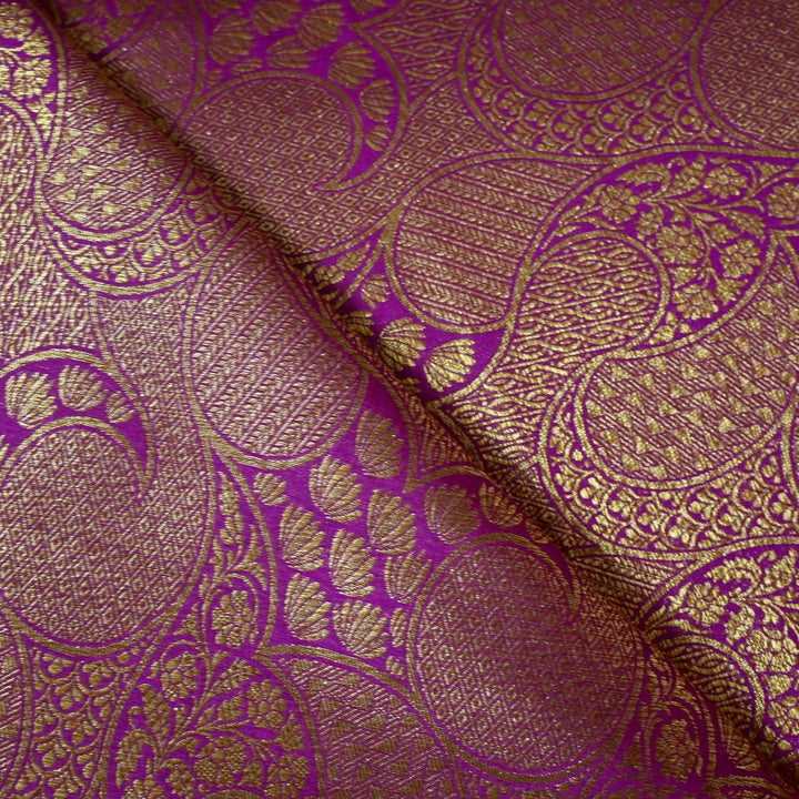 Silk Alfi Antique Zari Brocade Fabrics