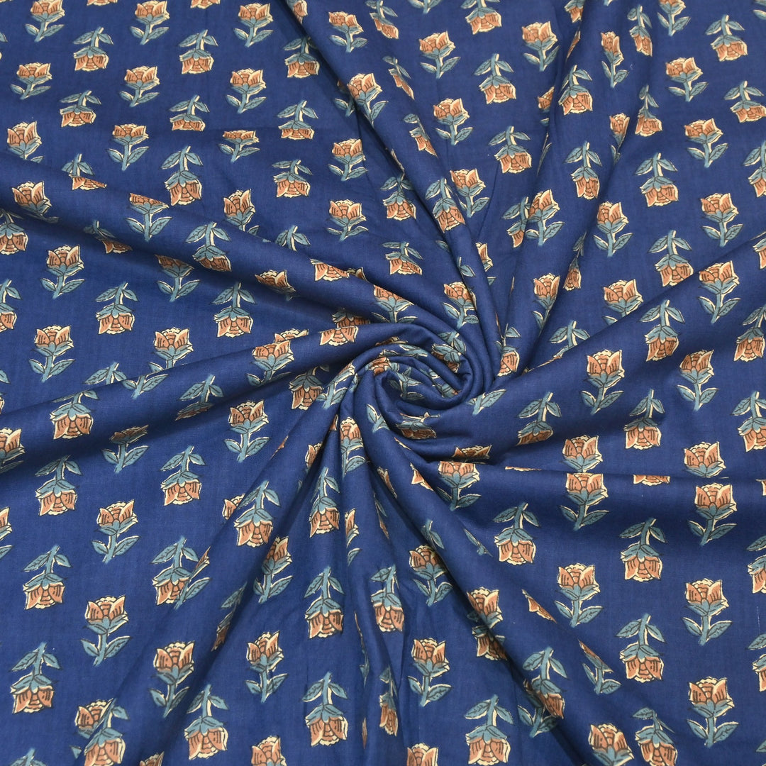 Premium Cotton Printed Fabric – Soft Breathable Designer Cotton Fabric - 000350-R18