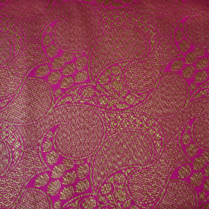 Silk Alfi Antique Zari Brocade Fabrics