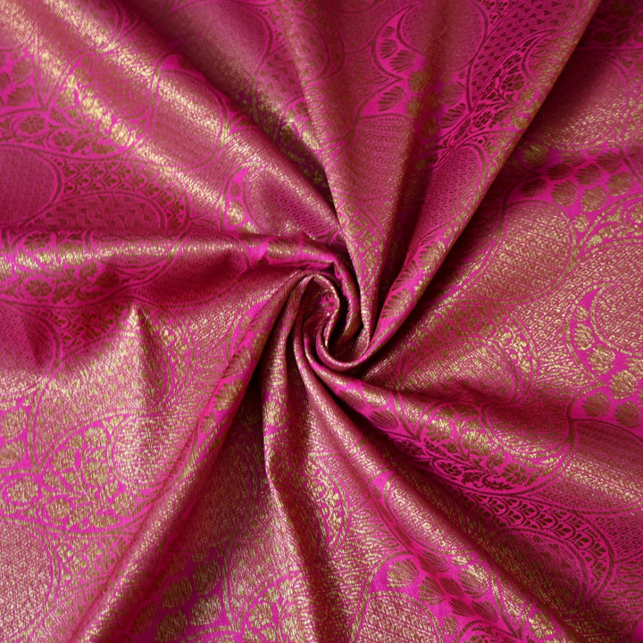 Silk Alfi Antique Zari Brocade Fabrics