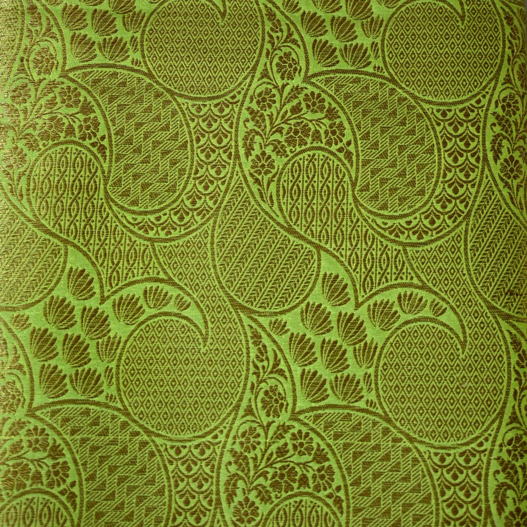 Silk Alfi Antique Zari Brocade Fabrics