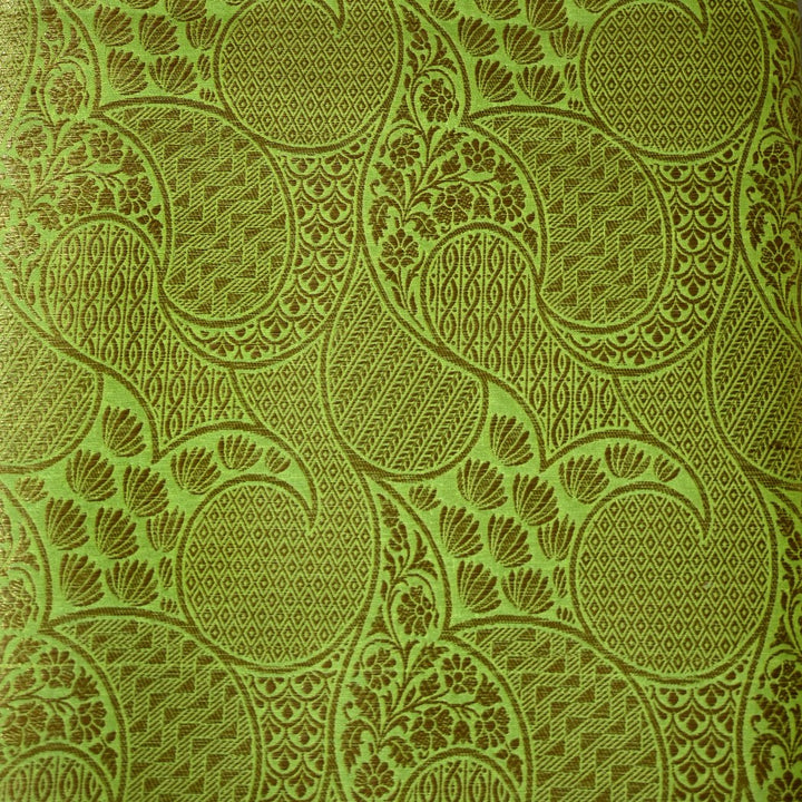 Silk Alfi Antique Zari Brocade Fabrics