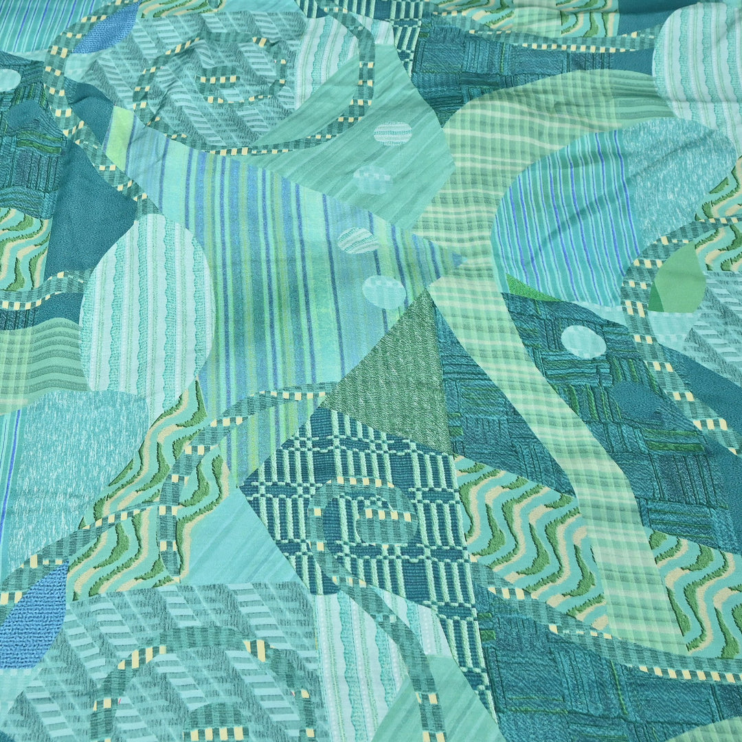 Bemberg Satin Digital Print Fabric | Premium Designer Printed Satin Fabric | 001333-S20