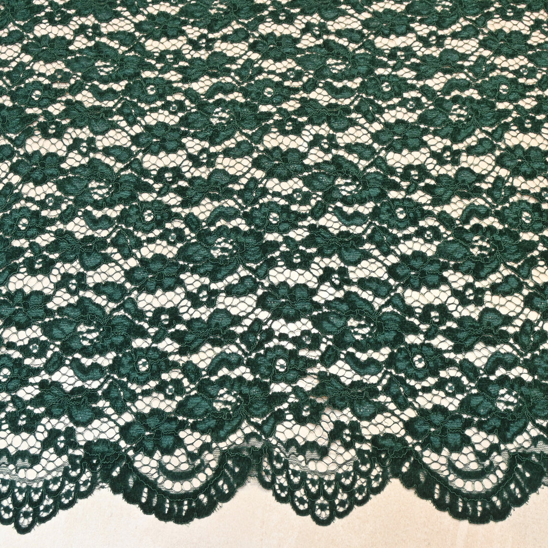 Velvet Card Lace Imported Fabric - AT10826A-04