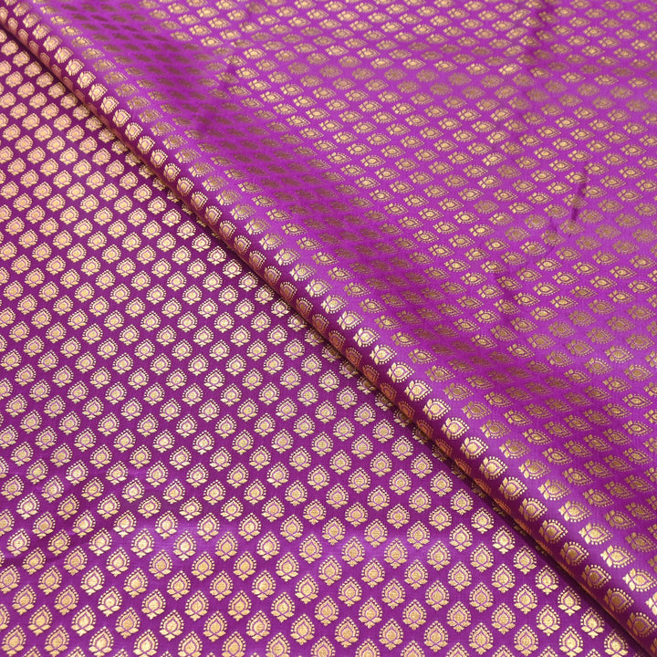 Premium Satin Zari Jamavar Brocade Fabric | Luxury Brocade Fabric | JAM185-03