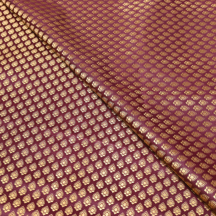 Premium Satin Zari Jamavar Brocade Fabric | Luxury Brocade Fabric | JAM185-05