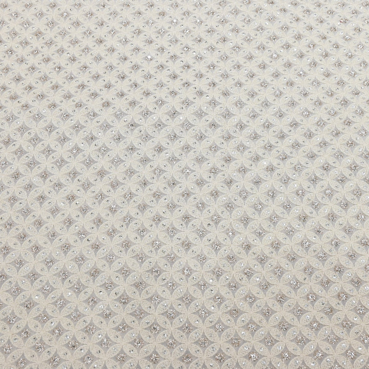 Premium Dyeable Viscose Georgette Zari & Thread Embroidery Designer Fabric
