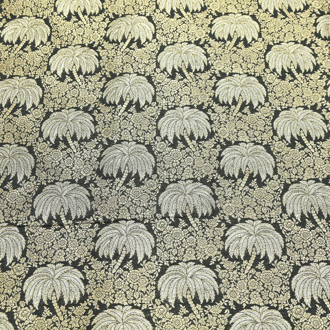 Silk Alfi Zari Brocade Fabric – Traditional Designer Brocade Fabric - AS1856-H