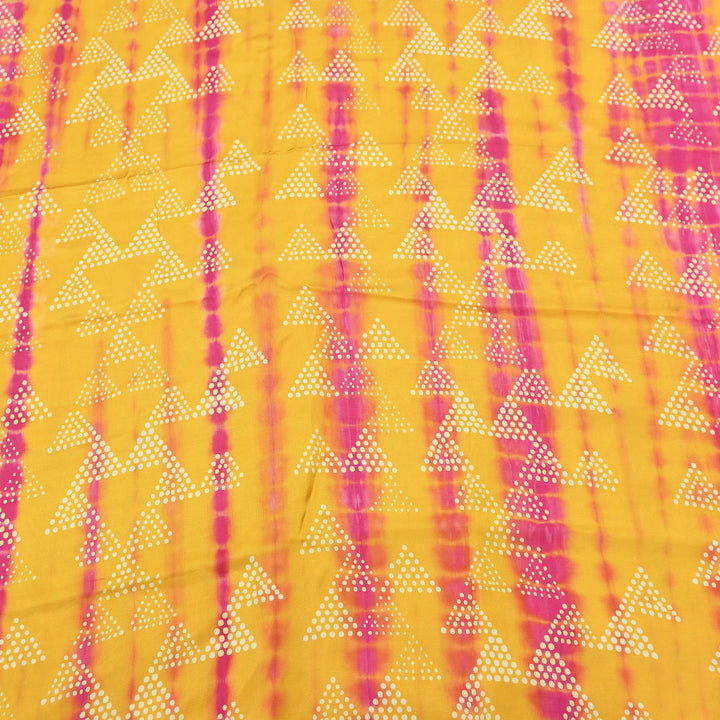 Bemberg Satin Digital Discharge Print Fabric 44" – Premium Soft Designer Fabric - DIS280-3
