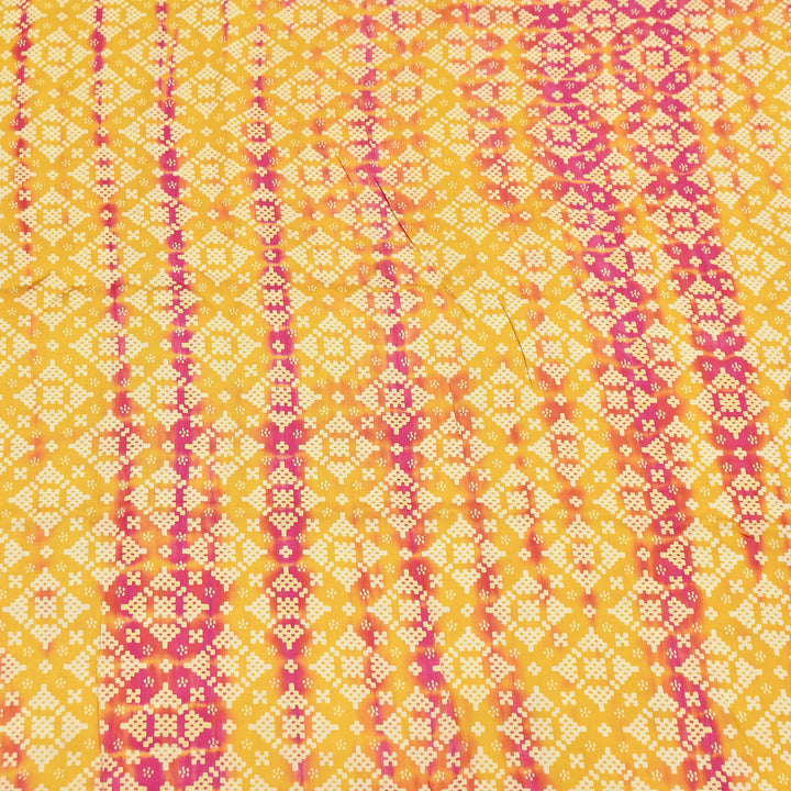 Bemberg Satin Digital Discharge Print Fabric 44" – Premium Soft Designer Fabric - DIS280-4