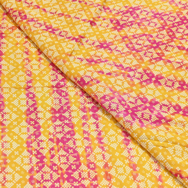 Bemberg Satin Digital Discharge Print Fabric 44" – Premium Soft Designer Fabric - DIS280-4