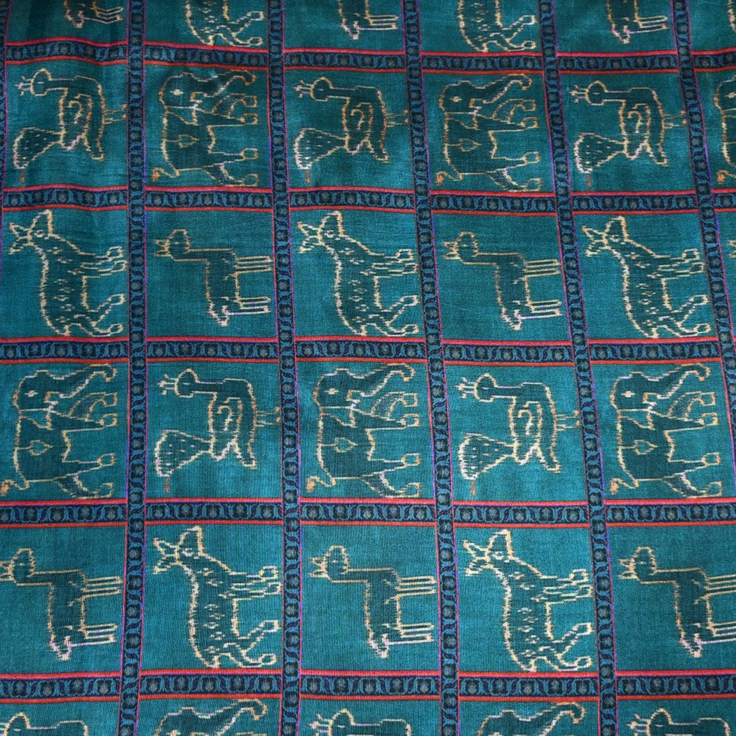 Raw Silk Digital Print Fabrics