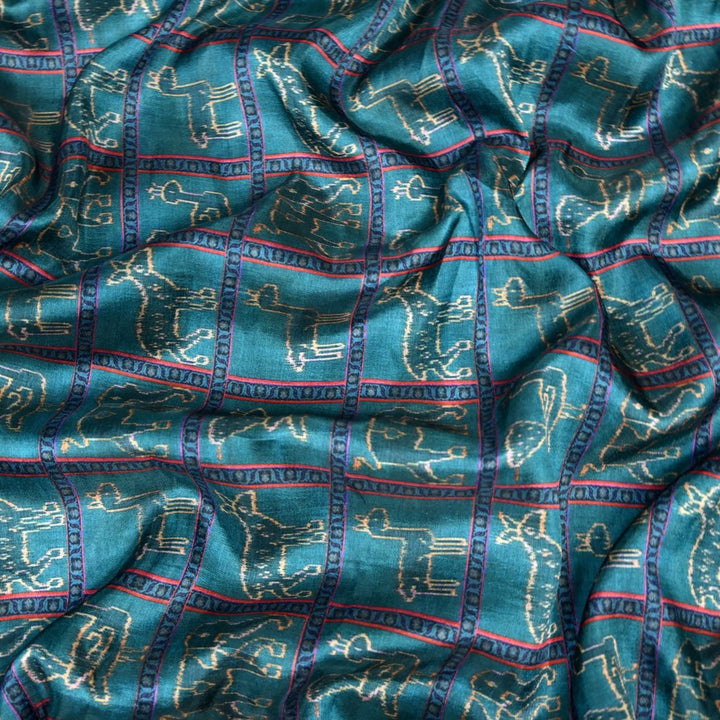 Raw Silk Digital Print Fabrics