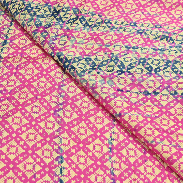 Bemberg Satin Digital Discharge Print Fabric 44" – Premium Soft Designer Fabric - DIS280-6