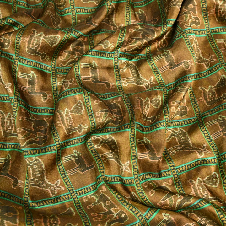 Raw Silk Digital Print Fabrics