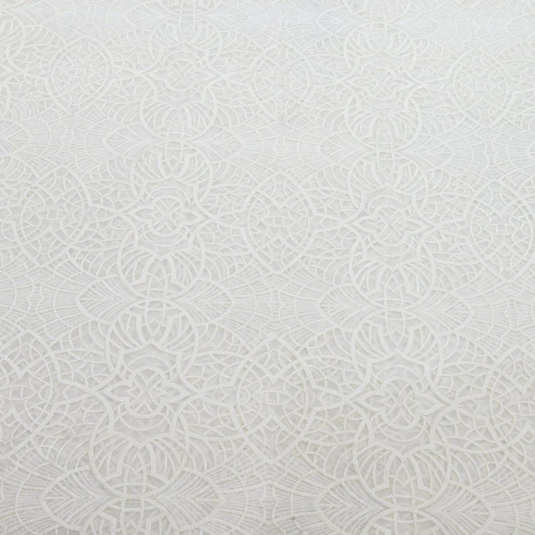 Premium Dyeable Georgette Thread Embroidery Designer Fabric SC0R222