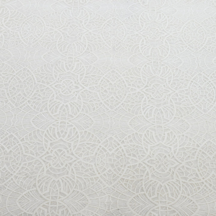Premium Dyeable Georgette Thread Embroidery Designer Fabric SC0R222