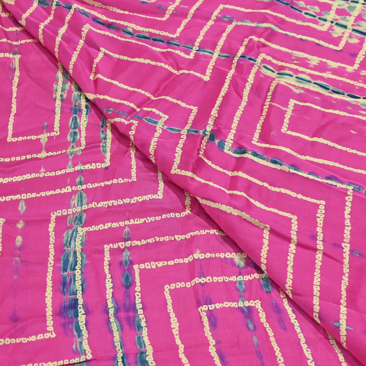 Bemberg Satin Digital Discharge Print Fabric 44" – Premium Soft Designer Fabric - DIS280-8
